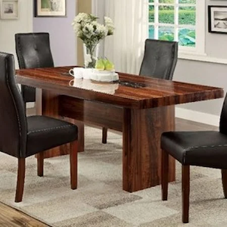 Contemporary Dining Table with Trestle